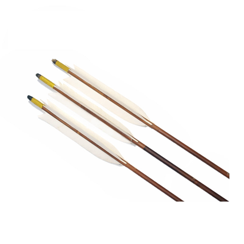 Traditional Bamboo Ya  with Turkey Feather Custom Made Kyudo Arrow
